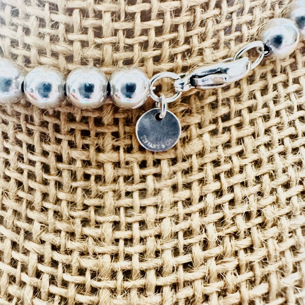 Tiffany & Co. HardWare Ball Necklace in Sterling Silver ~ Authentic! - Picture 7 of 11
